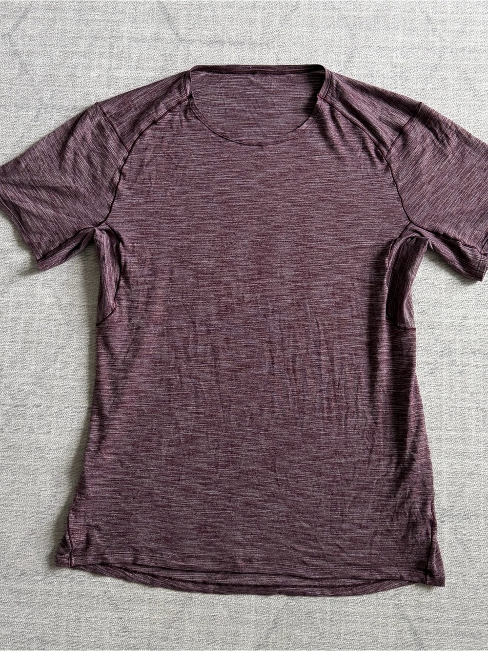 Lululemon Athletica Men’s Maroon Red Swiftly Tech Short Sleeve Shirt LARGE